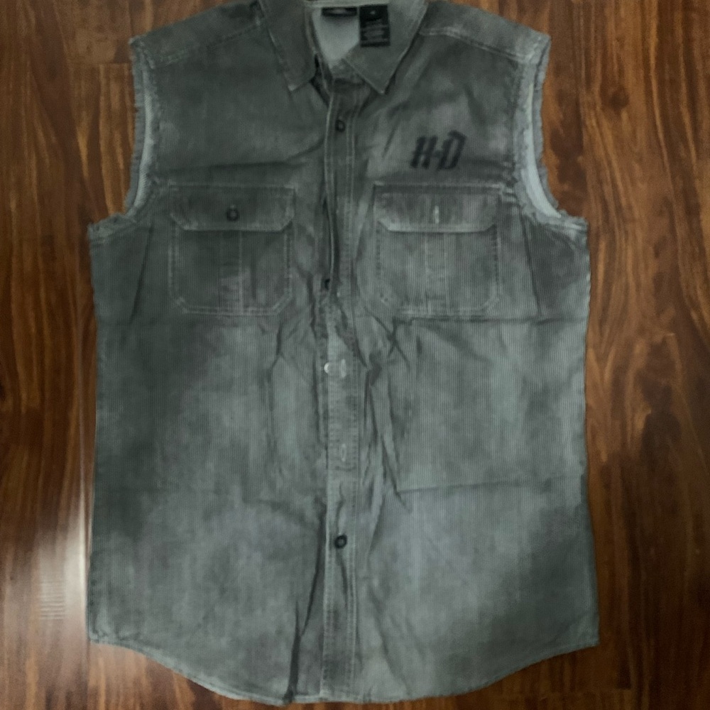 Harley-Davidson Gray Sleeveless Shirt
